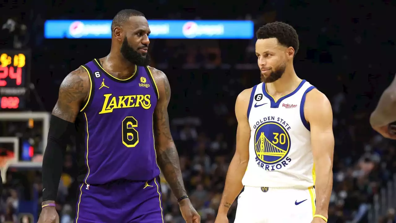 NBA: LeBron gegen Steph - alle Infos zu Golden State Warriors gegen LA Lakers