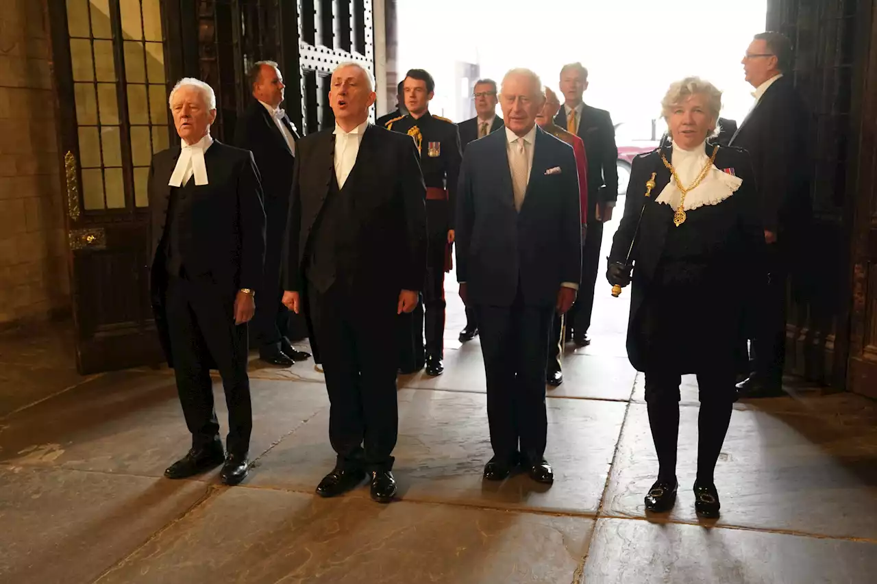 King attends reception after Anne casts doubt on ‘slimmed-down’ monarchy