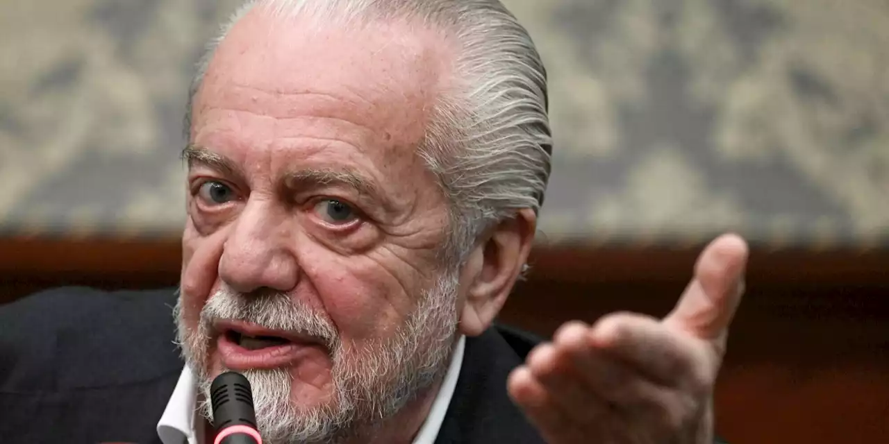 De Laurentiis: Napoli, scudetto dell'onestà mettendo ko la Juve due volte