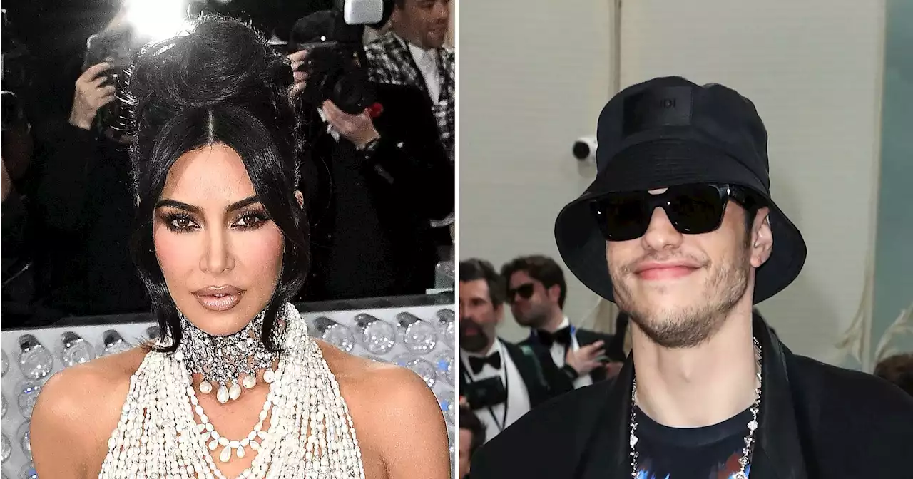 Exes Kim Kardashian and Pete Davidson Are All Smiles During Met Gala Run-In