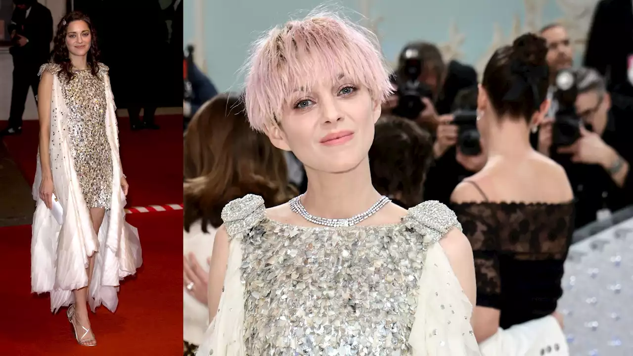 Met Gala 2023 : Marion Cotillard, audacieuse avec des cheveux roses et une robe portée il y a 15 ans