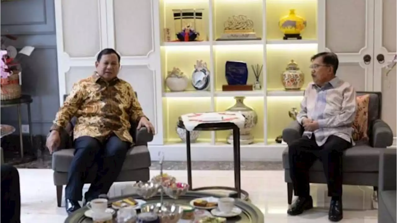 Prabowo Subianto Ditemani Iwan Bule Temui JK, Bahas Apa?