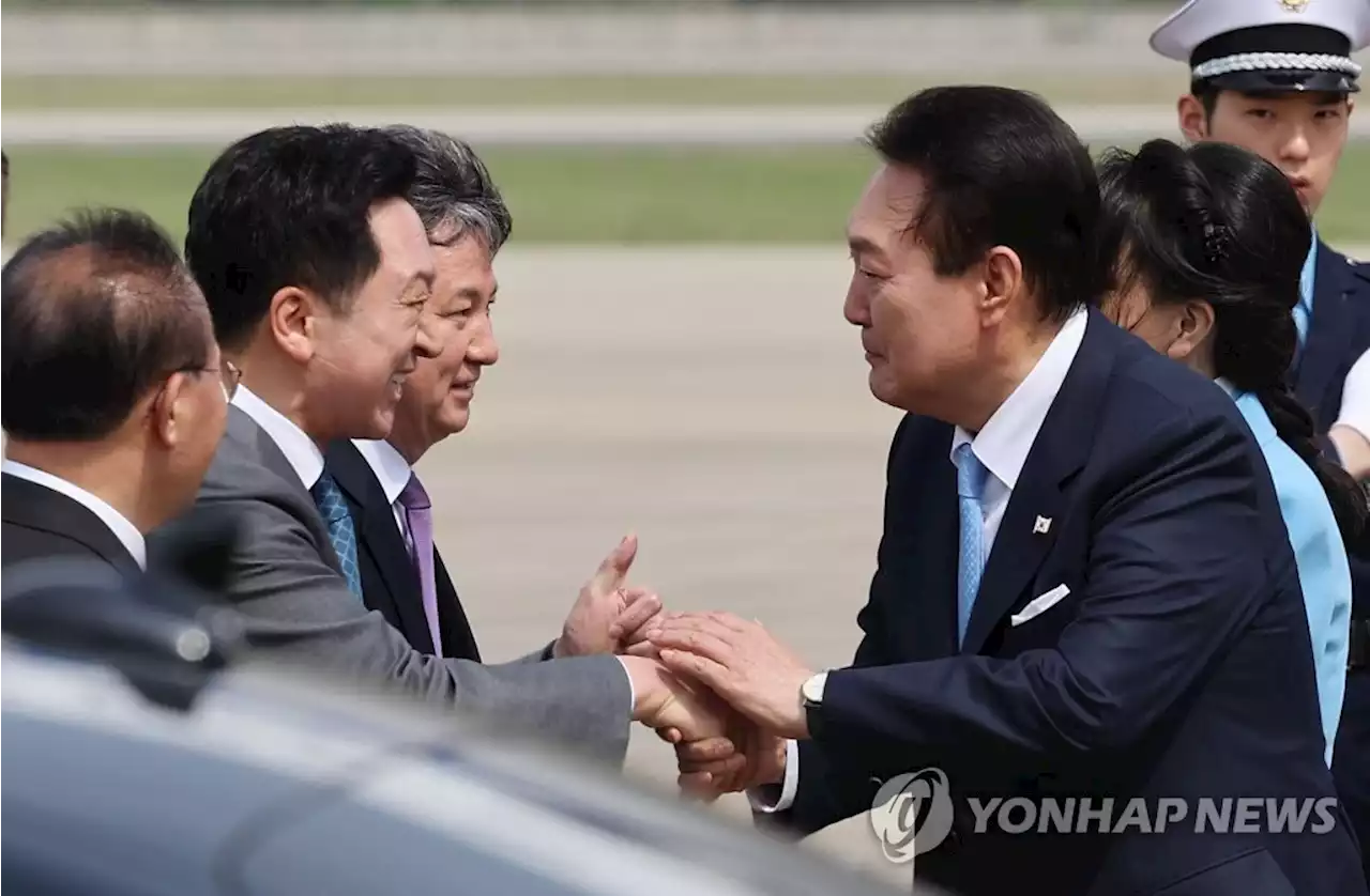 尹대통령, 오늘 與 지도부와 만찬…국빈 방미 성과 공유 | 연합뉴스