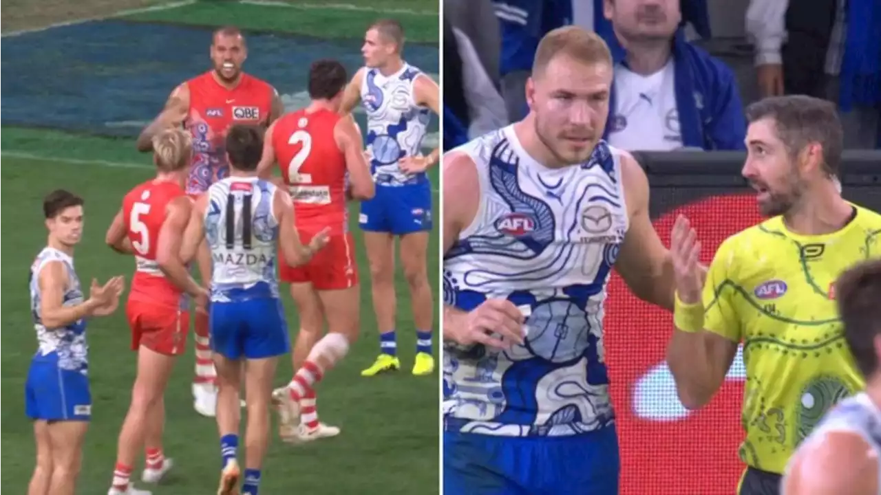 Last-minute umpiring controversy robs North Melbourne of inspirational victory