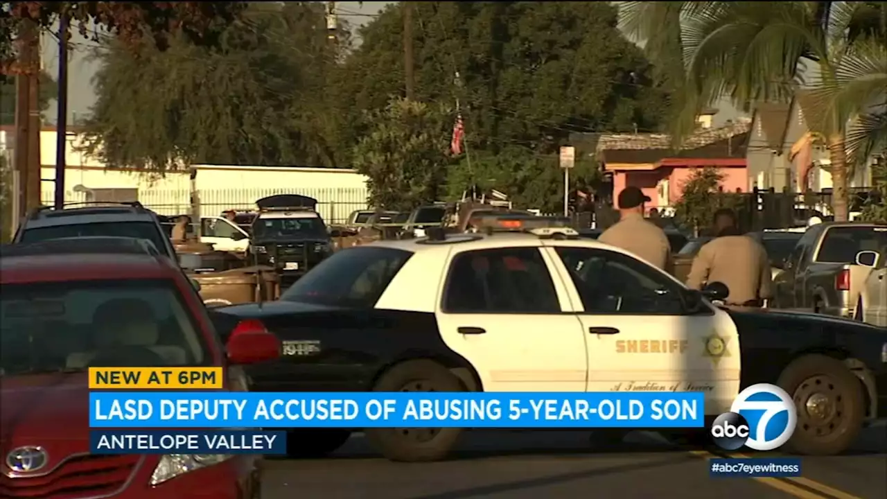 LA sheriff's deputy arrested for suspicion of felony child abuse; alleged victim is 5-year-old son