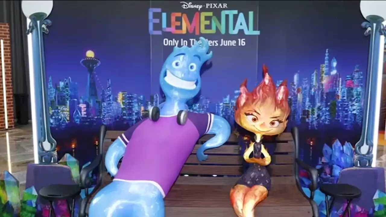 Free interactive Pixar experience opens in Lower Manhattan ahead of 'Elemental' movie release