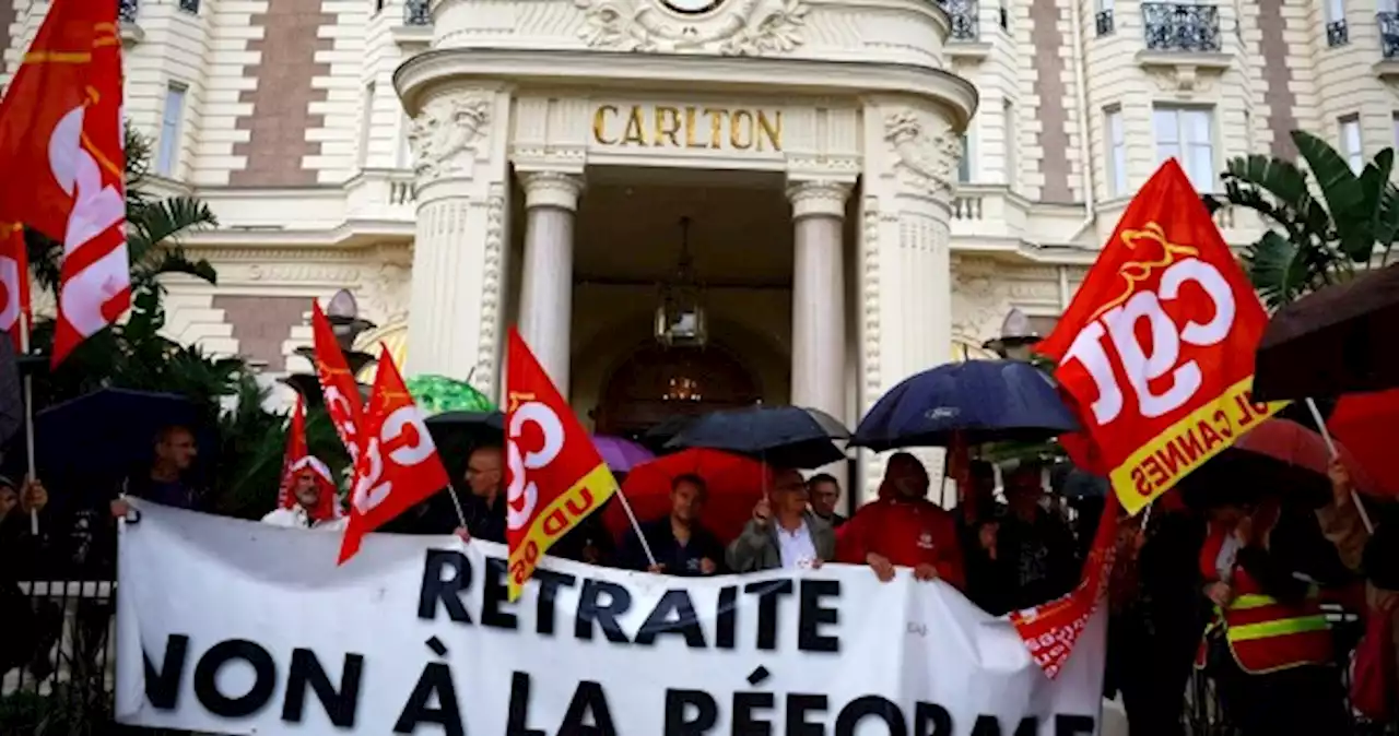 Away from the Cannes glamour, hospitality staff protest over harsh conditions