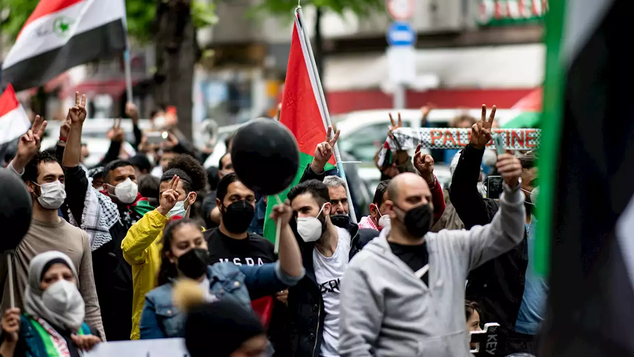 Palästinenser-Demo in Berlin trotz Verbots