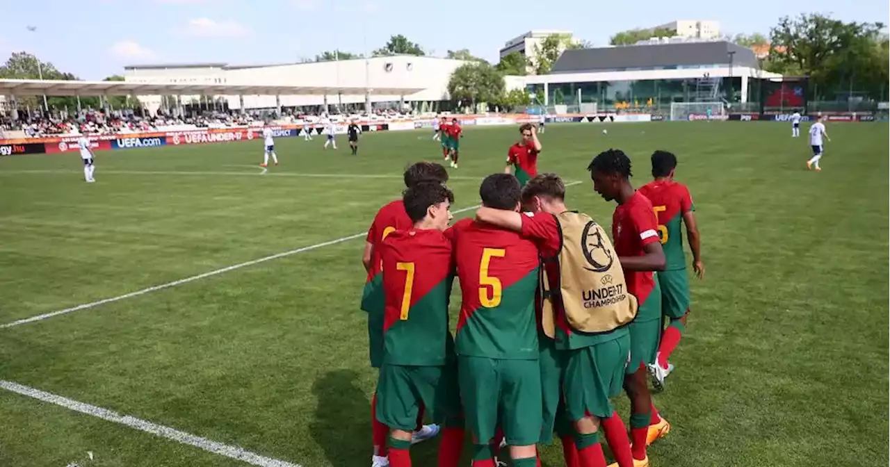 Portugal vence Escócia e continua na corrida aos 'quartos' do Europeu de sub-17