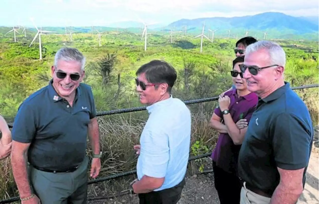 Marcos, Ayala bosses lead launch of P11.8-B wind farm