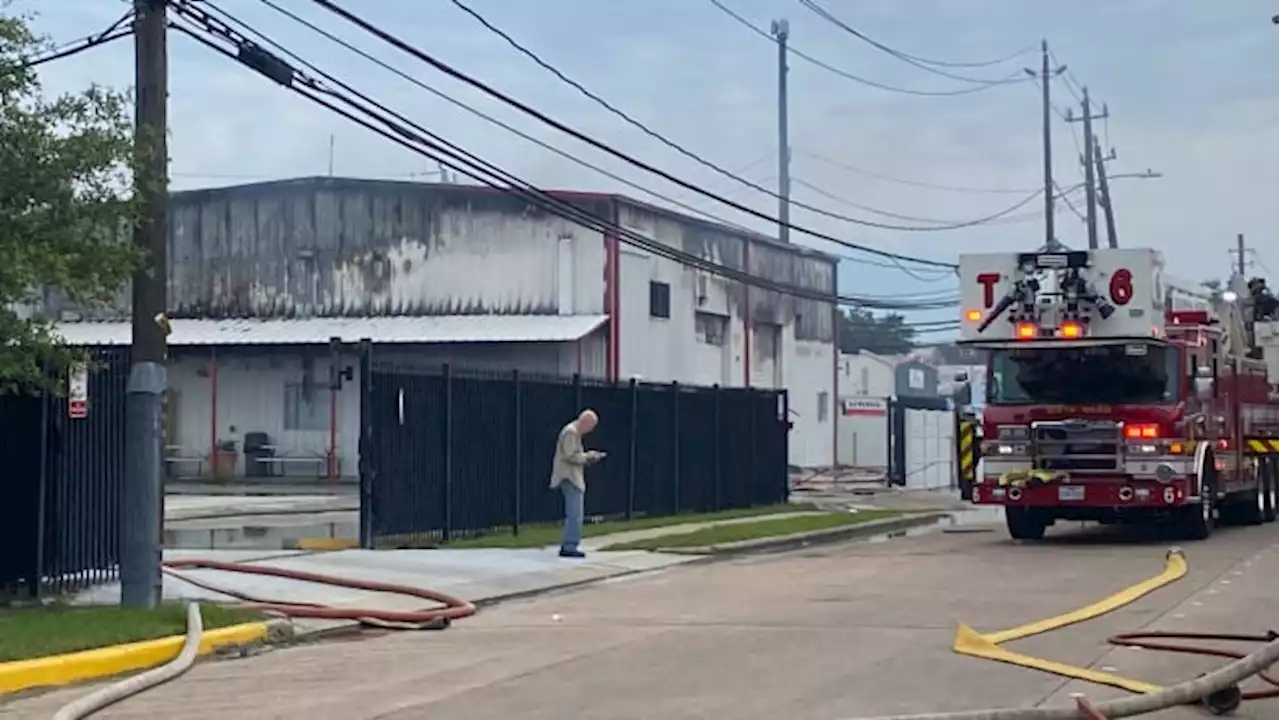 Houston issues precautionary shelter-in-place order after chemical fire at metal plating facility