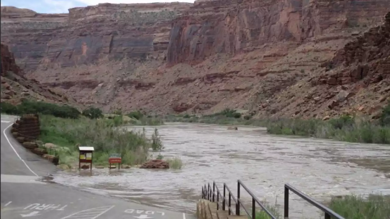 Feds close 10 campgrounds near Moab as Colorado River rises closer to flood stage