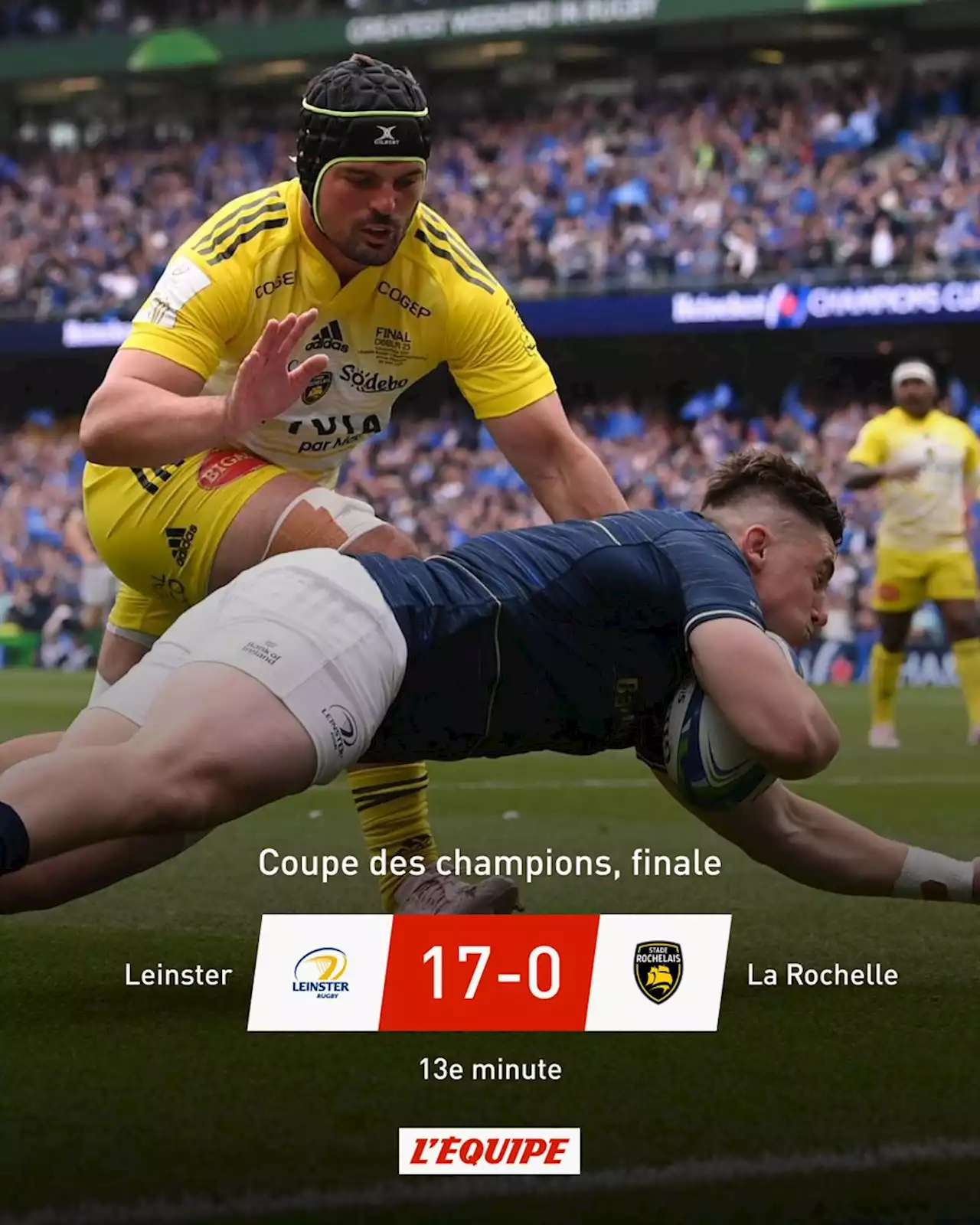 Leinster - La Rochelle, en direct - Coupe des champions 2022-2023 Finale, samedi 20 mai 2023