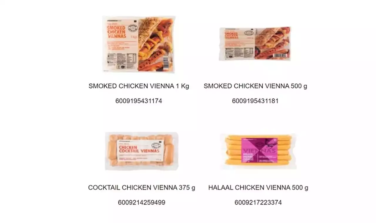 Woolworths calls for immediate recall of 'May 27' batch of chicken viennas in SA, Botswana | News24