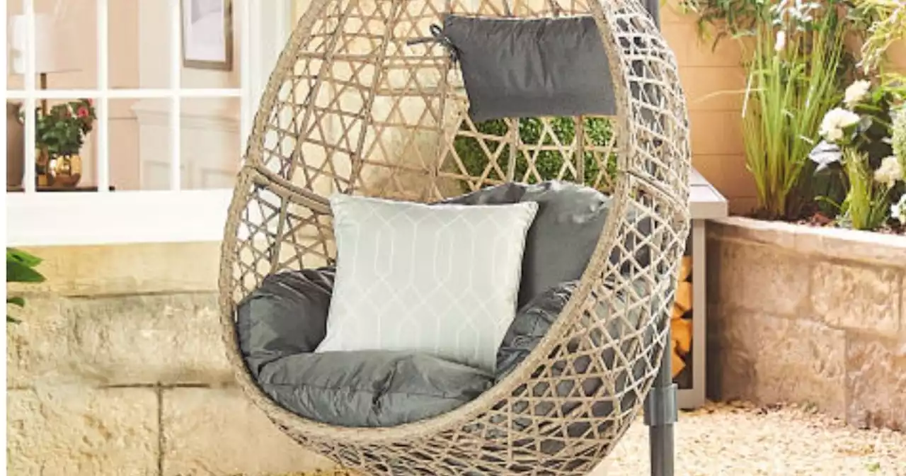 Aldi's hanging egg chair price reduced amid 5 star reviews