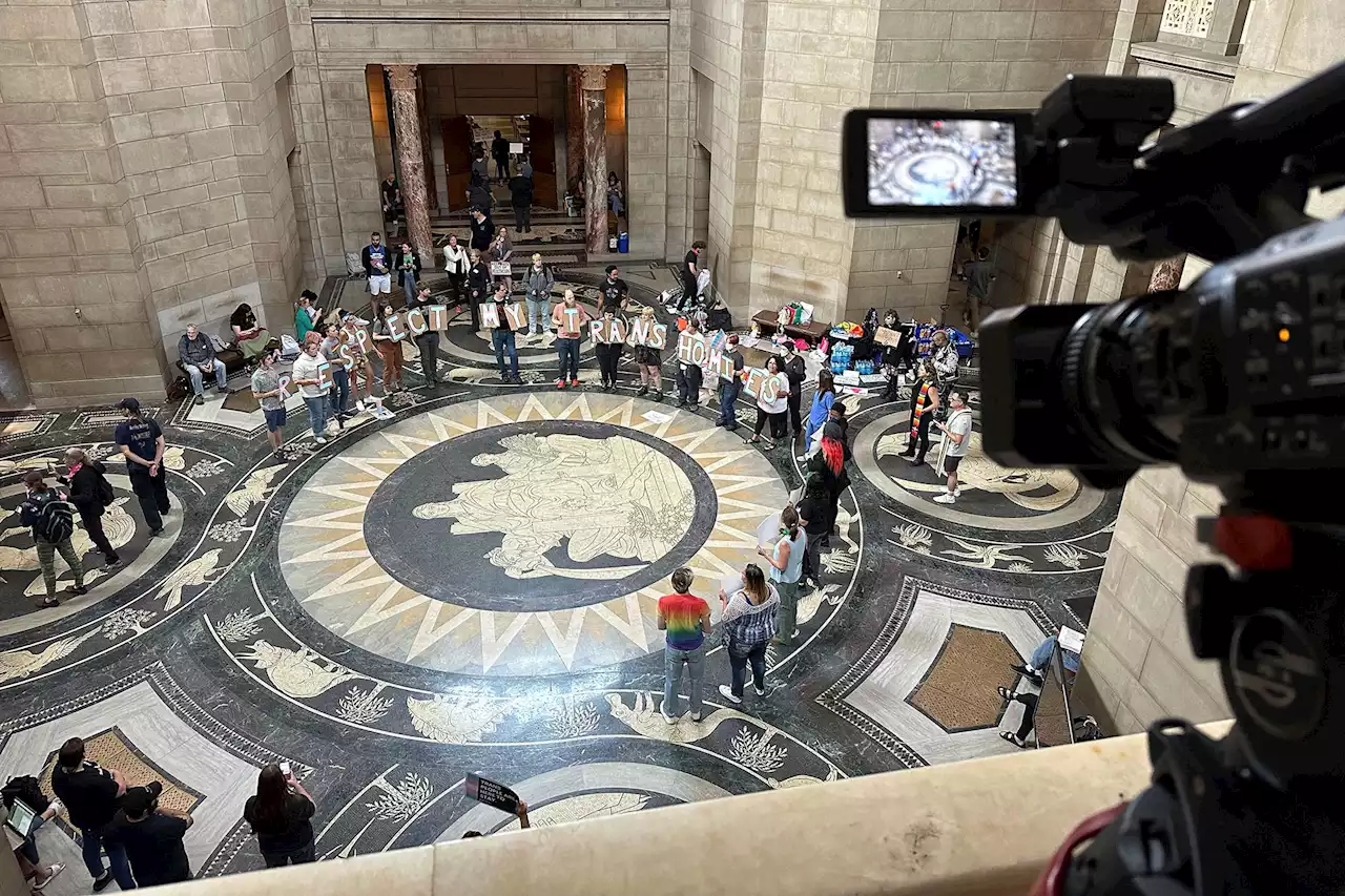 6 arrested after protesters hurl tampons at Nebraska lawmakers before passage of abortion ban