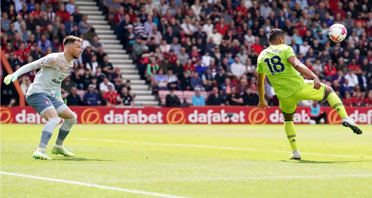 Manchester United : le but totalement dingue de Casemiro contre Bournemouth en vidéo