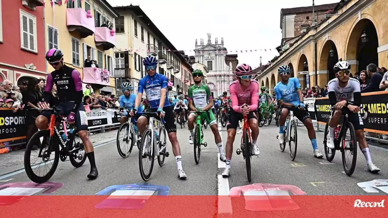 João Almeida em ação: 14.ª etapa do Giro, em direto