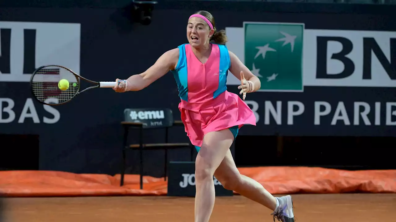 Tennis (Rome): 'Fucking b***', grosse embrouille entre Rybakina et Ostapenko