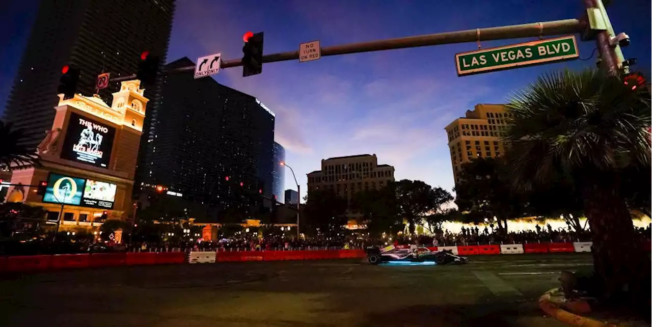 The Las Vegas Street Circuit Looks Challenging in a Sim