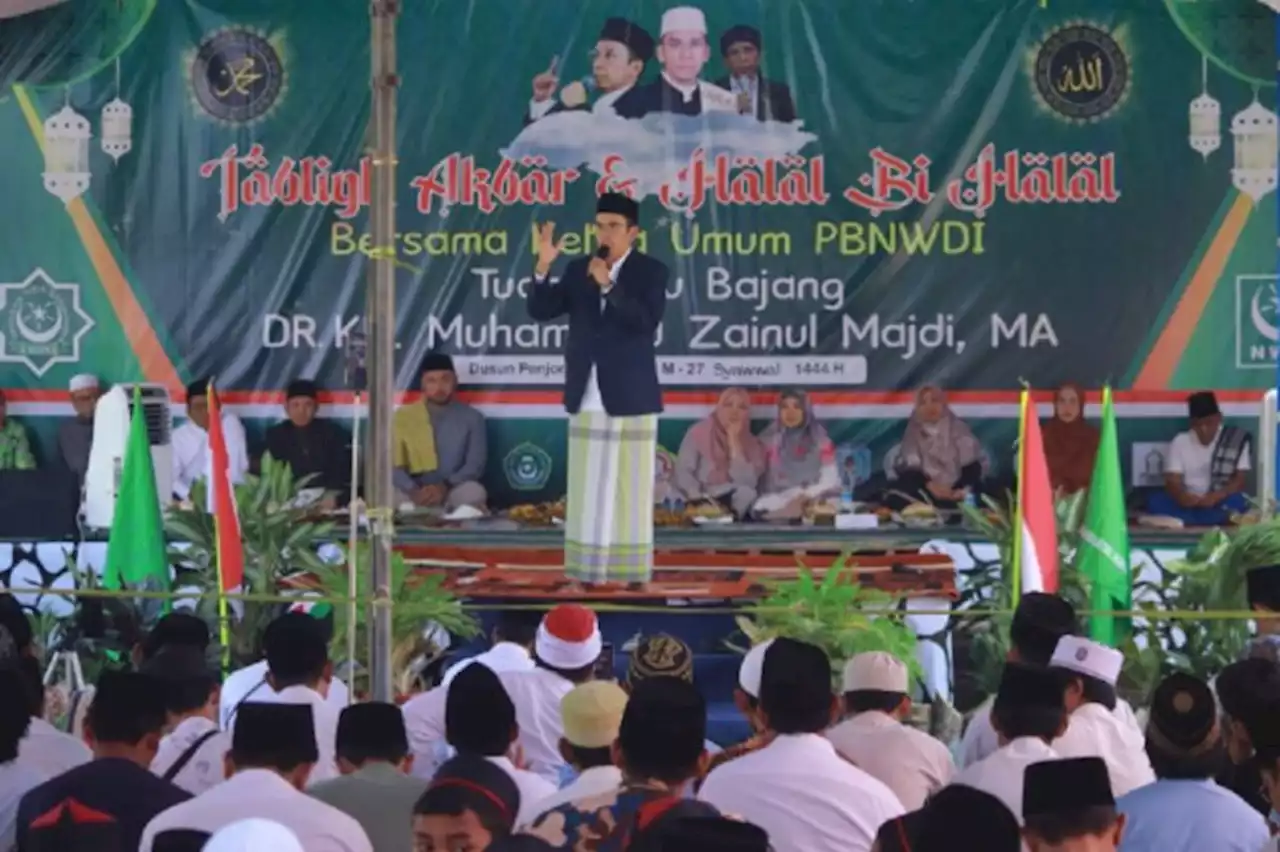 Beri Ijazah Hadis Keberkahan pada Tablig Akbar Lombok Utara, TGB Zainul Majdi: Jaga Kehormatan Diri