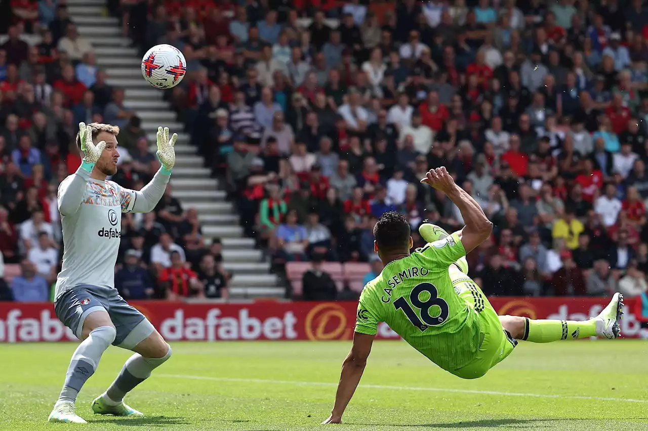 Casemiro likened to Ronaldo after stunning acrobatic effort against Bournemouth