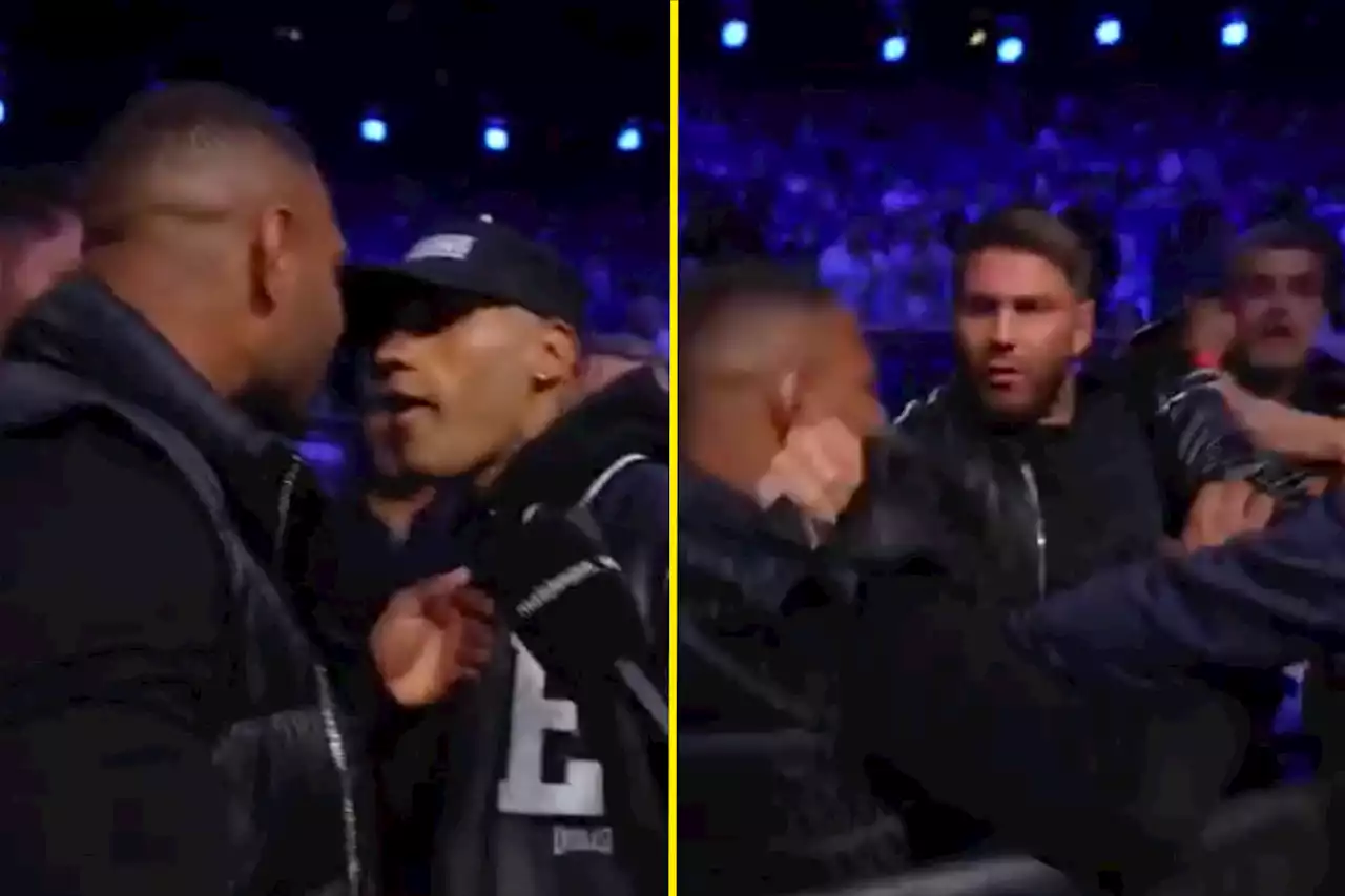 Footage emerges of Brook and Benn in ringside brawl at Taylor vs Cameron fight