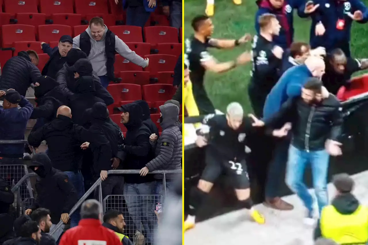 West Ham players' families attacked by AZ fans as players try to stop 'pathetic' scenes