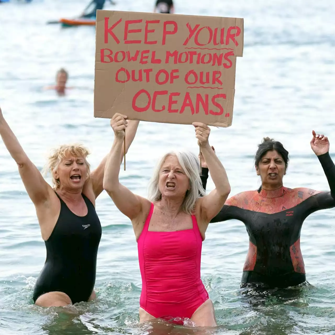 Surfers Against Sewage stages nationwide sea protest against discharges at bathing spots