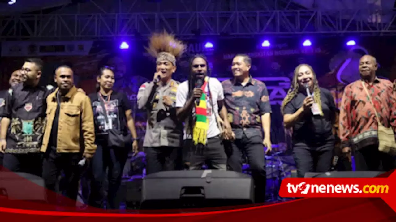 285 Personel Gabungan Aparat Amankan Big Reggae Party di Monumen Kapsul Waktu Merauke