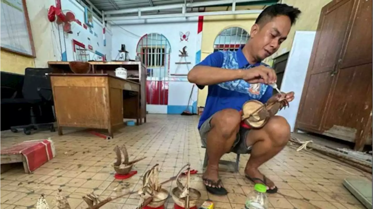 Ubah Limbah Jadi Miniatur Phinisi, Karya Binaan Rutan Selayar Dibeli Ratusan Ribu