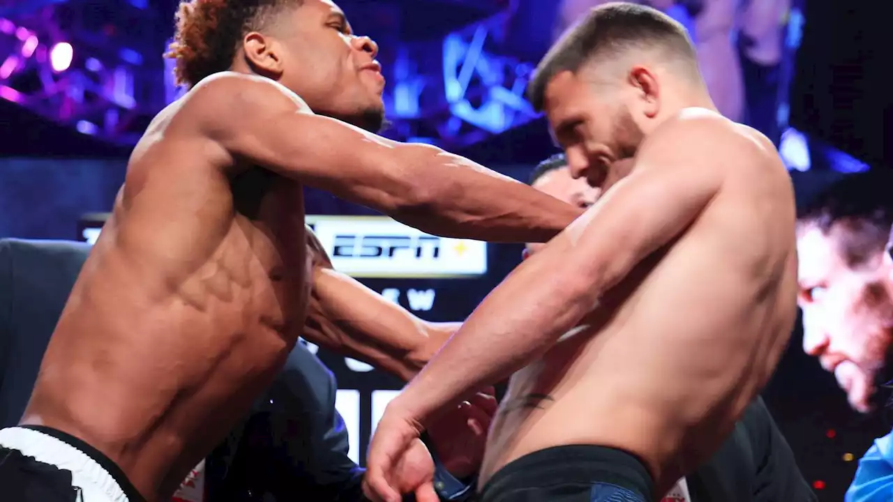 NSAC files complaint after Devin Haney shoves Vasiliy Lomachenko at weigh-in ahead of title bout