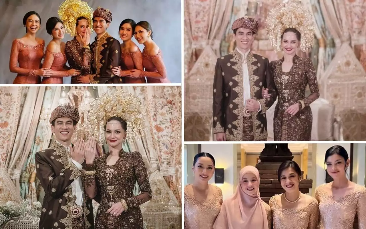 10 Potret Pernikahan Enzy Storia dan Molen Kasetra, Natasha Rizky Jadi Bridesmaid