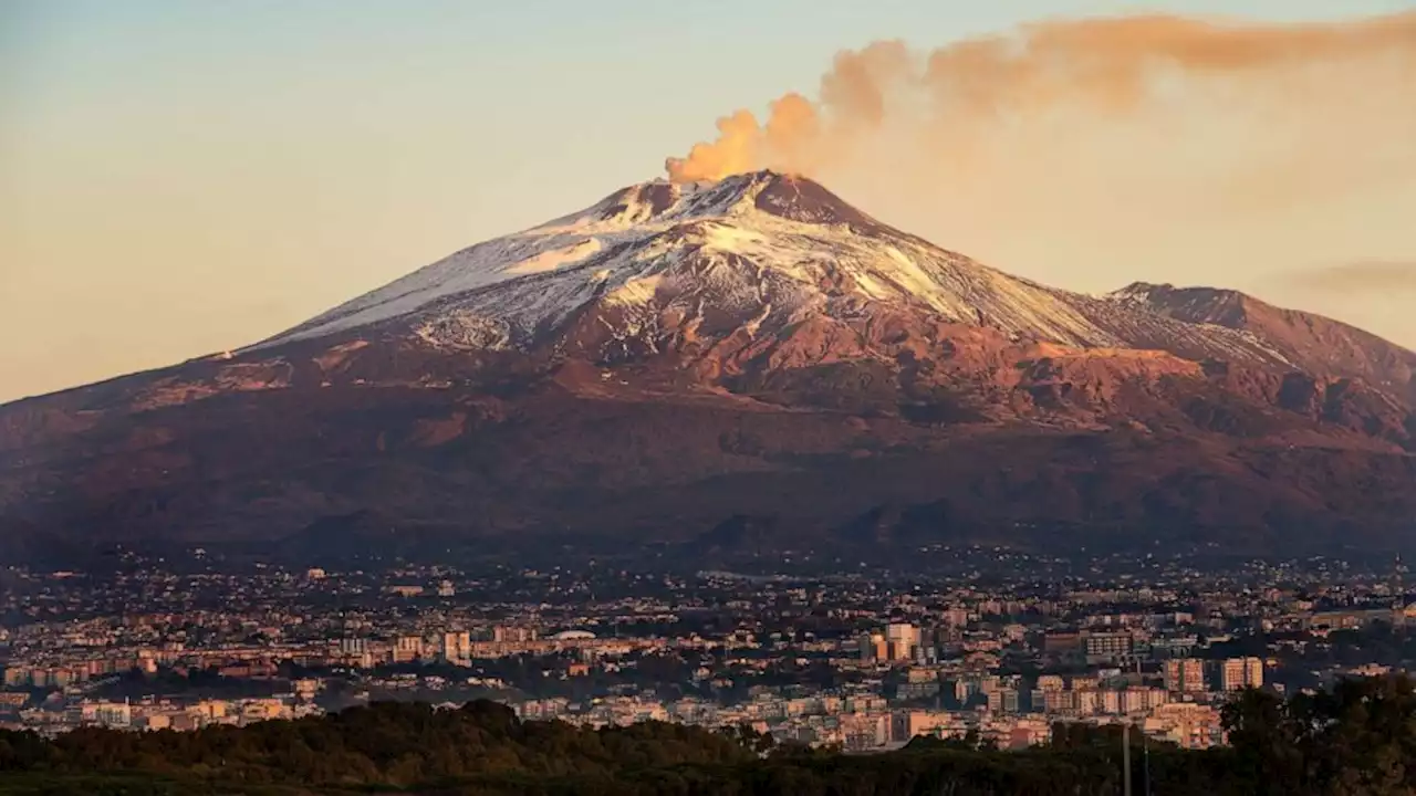 Mount Etna volcano erupts, raining ash on Catania, forcing flight suspension at local airport