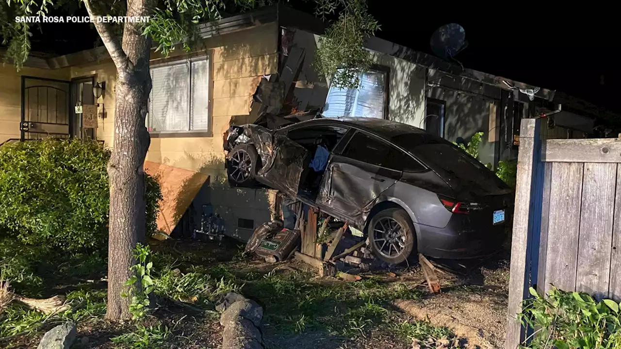 Wife of Sonoma Co. sheriff arrested for DUI after driving car into Santa Rosa home