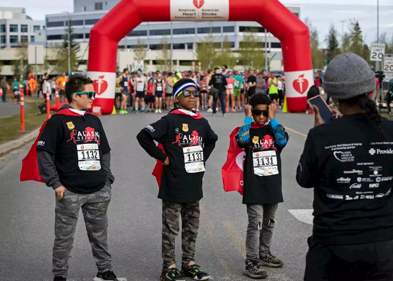 Photos: Hundreds gather in Anchorage for Alaska Heart Run & Walk