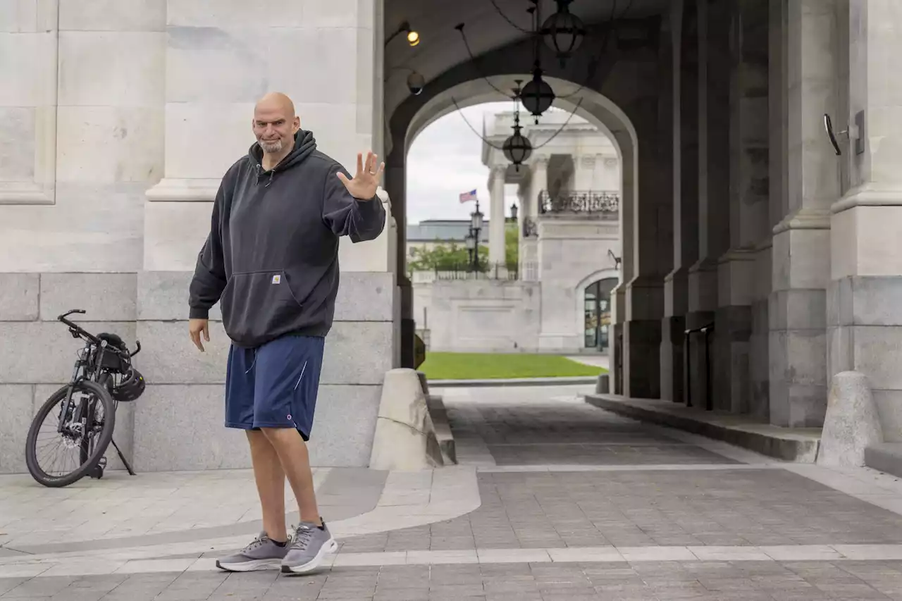 Back in hoodies and gym shorts, Fetterman tackles Senate life after depression treatment