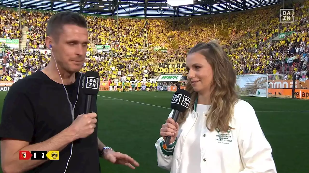 BVB: Sebastian Kehl bremst DAZN-Moderatorin Laura Wontorra aus