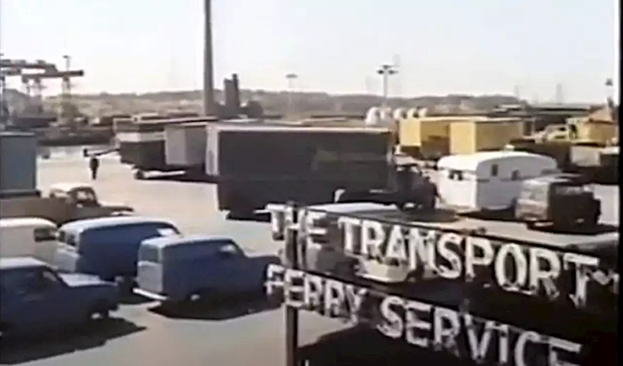 Preston Docks, tank landing ship and ferry service