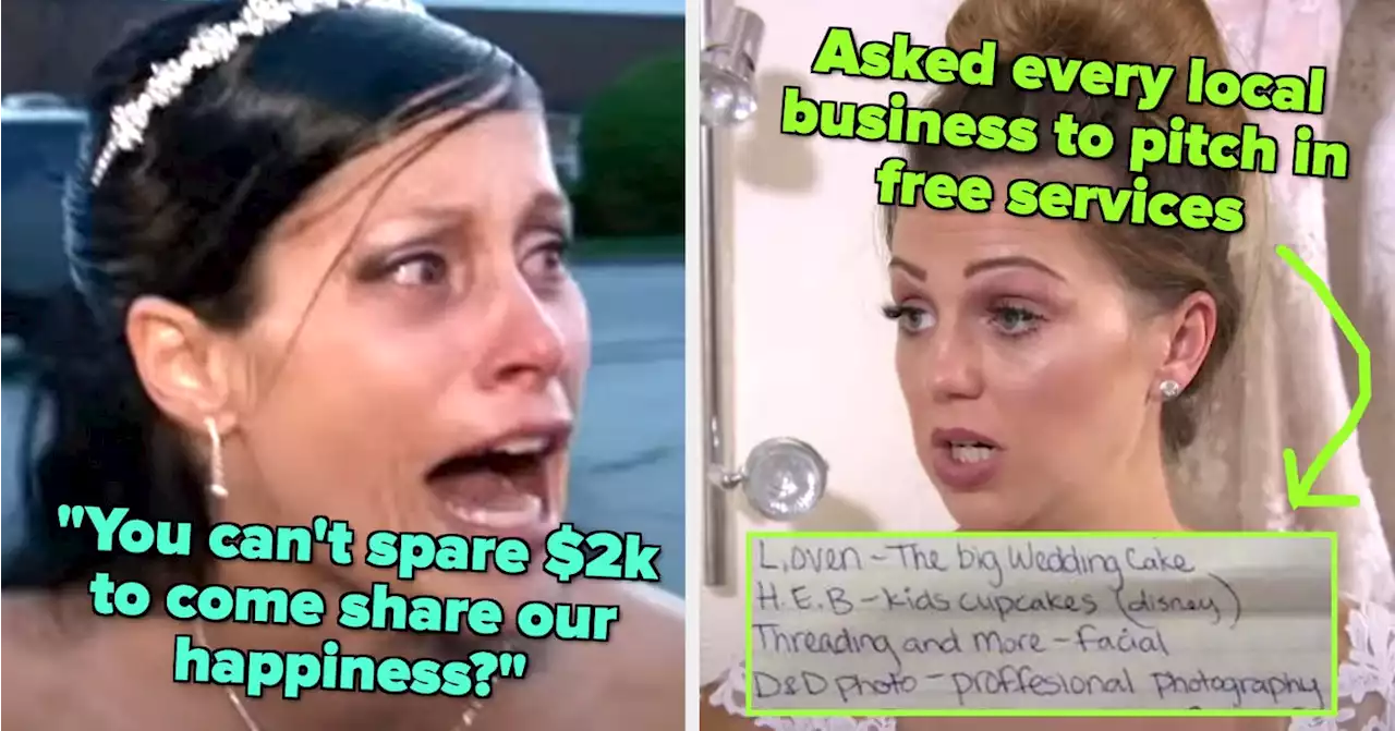 18 Infuriatingly Cheap Brides And Grooms Who Expected Free Stuff Just Because They Were Getting Married