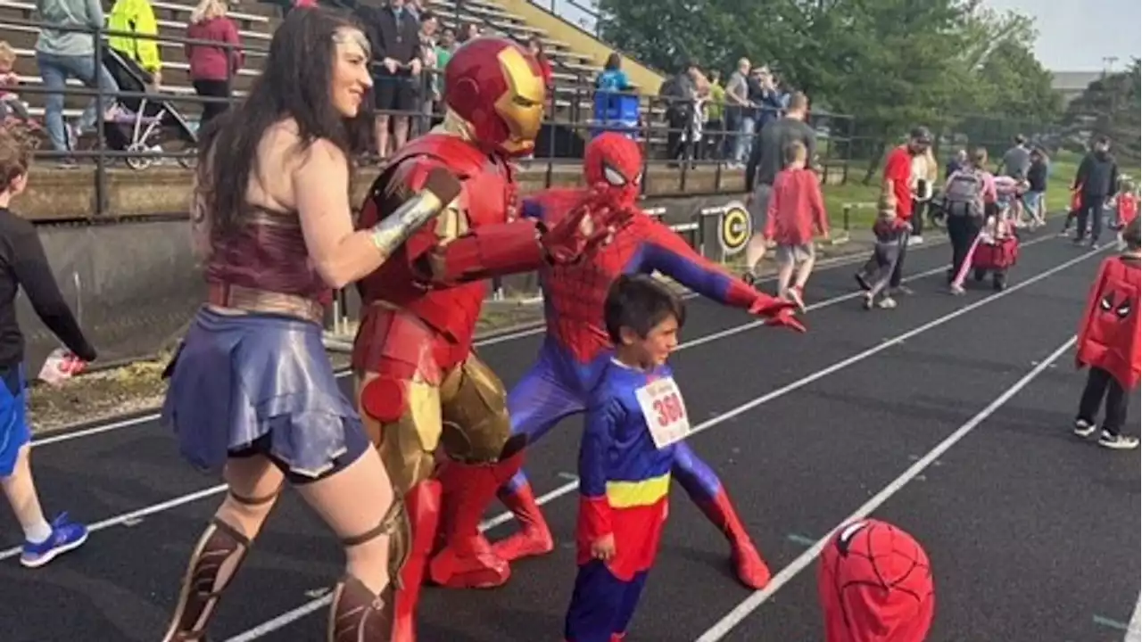 Superheroes gather for A Special Wish Foundation fundraising run