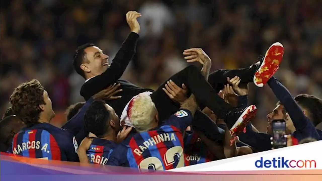 Barca Rayakan Titel Juara, Xavi Ungkap Momen Tersulitnya