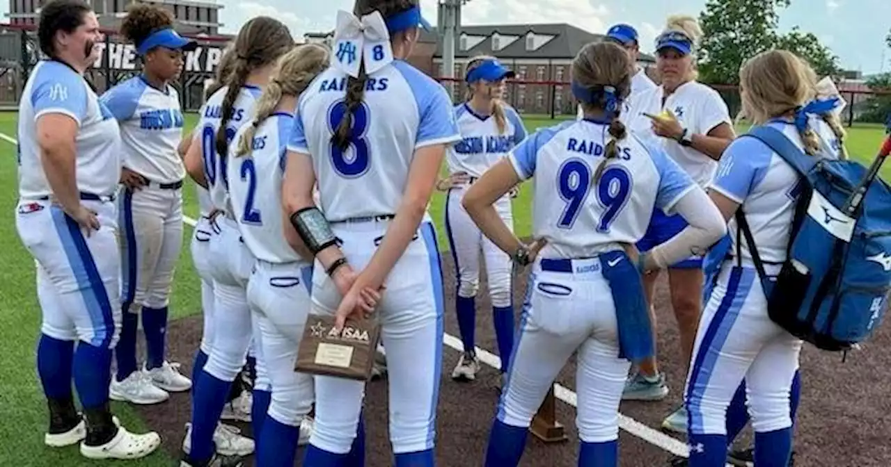 Houston Academy softball team finishes as state Class 4A runner-up