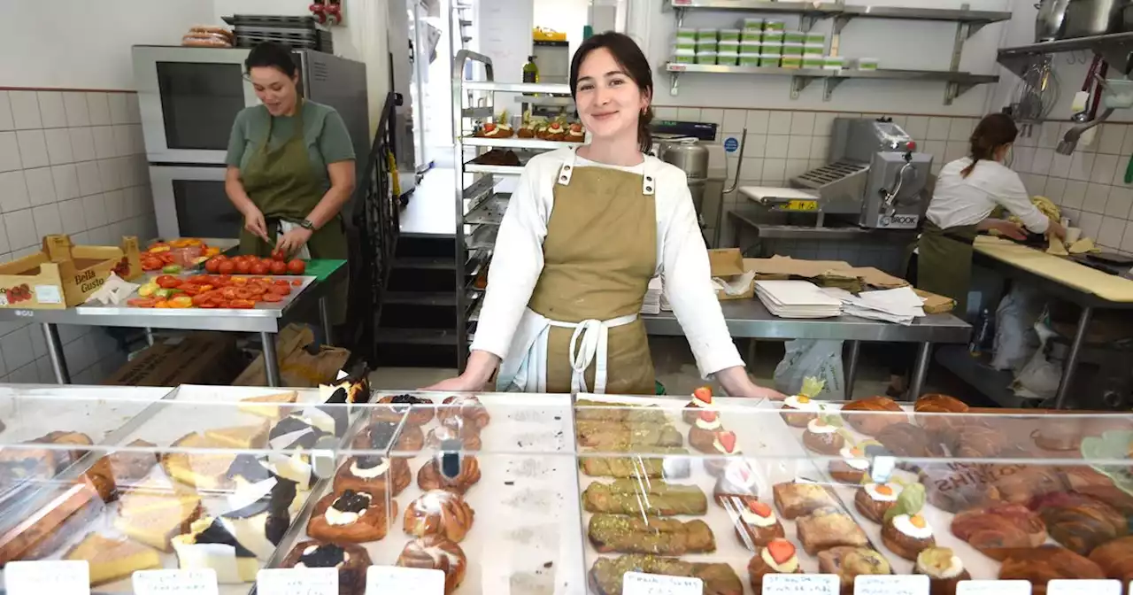 People queue down the road for bakery that started in a basement