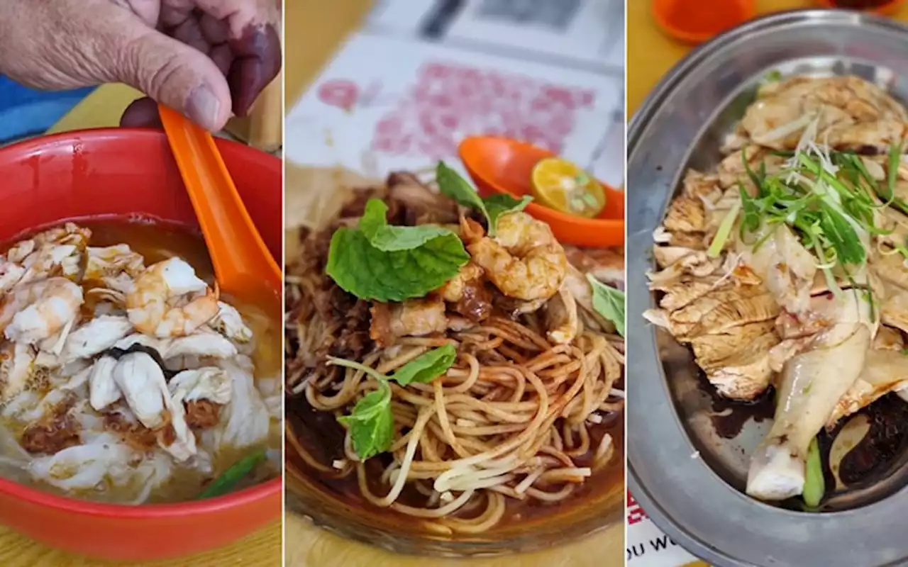 Authentic Ipoh dry curry noodle, chicken and hor fun at Fei Lou Wu