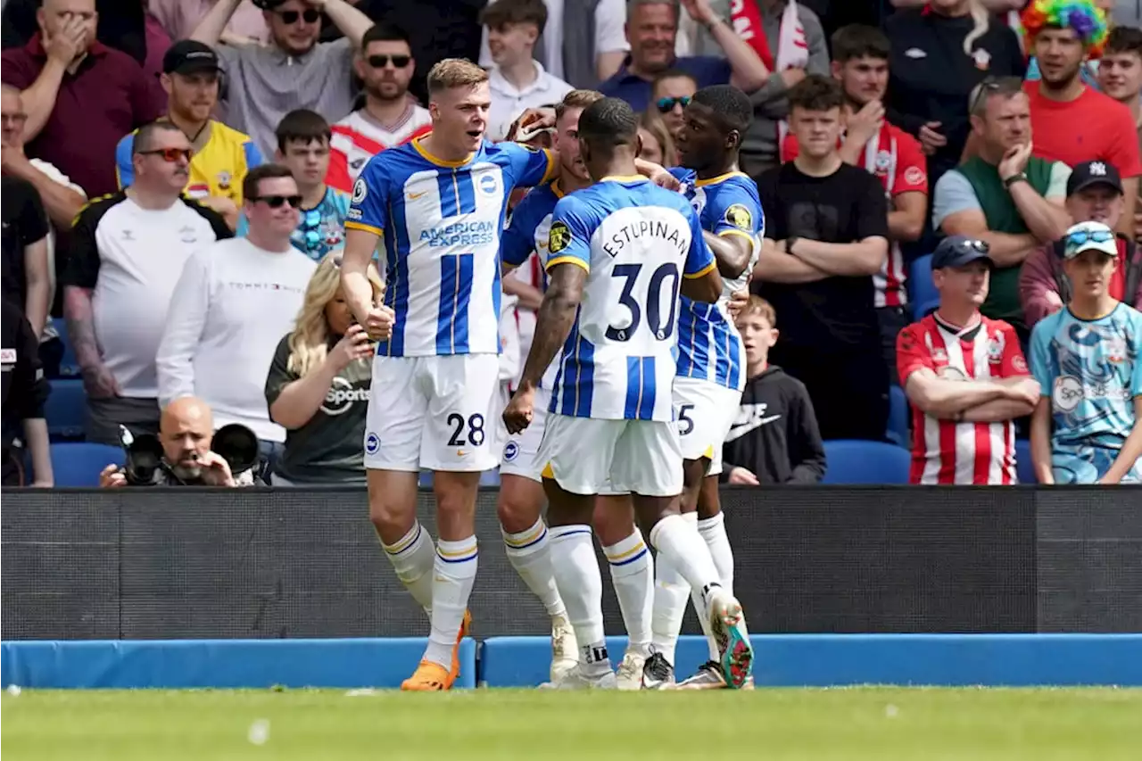 Brighton secure European spot with 3-1 win over Southampton