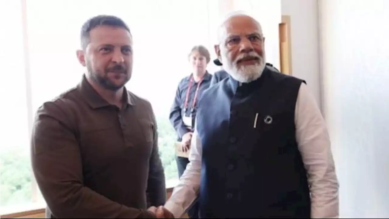 Modi dan Zelenskyy Bertemu Langsung di G7, Janjikan India akan Berusaha Akhiri Perang Ukraina