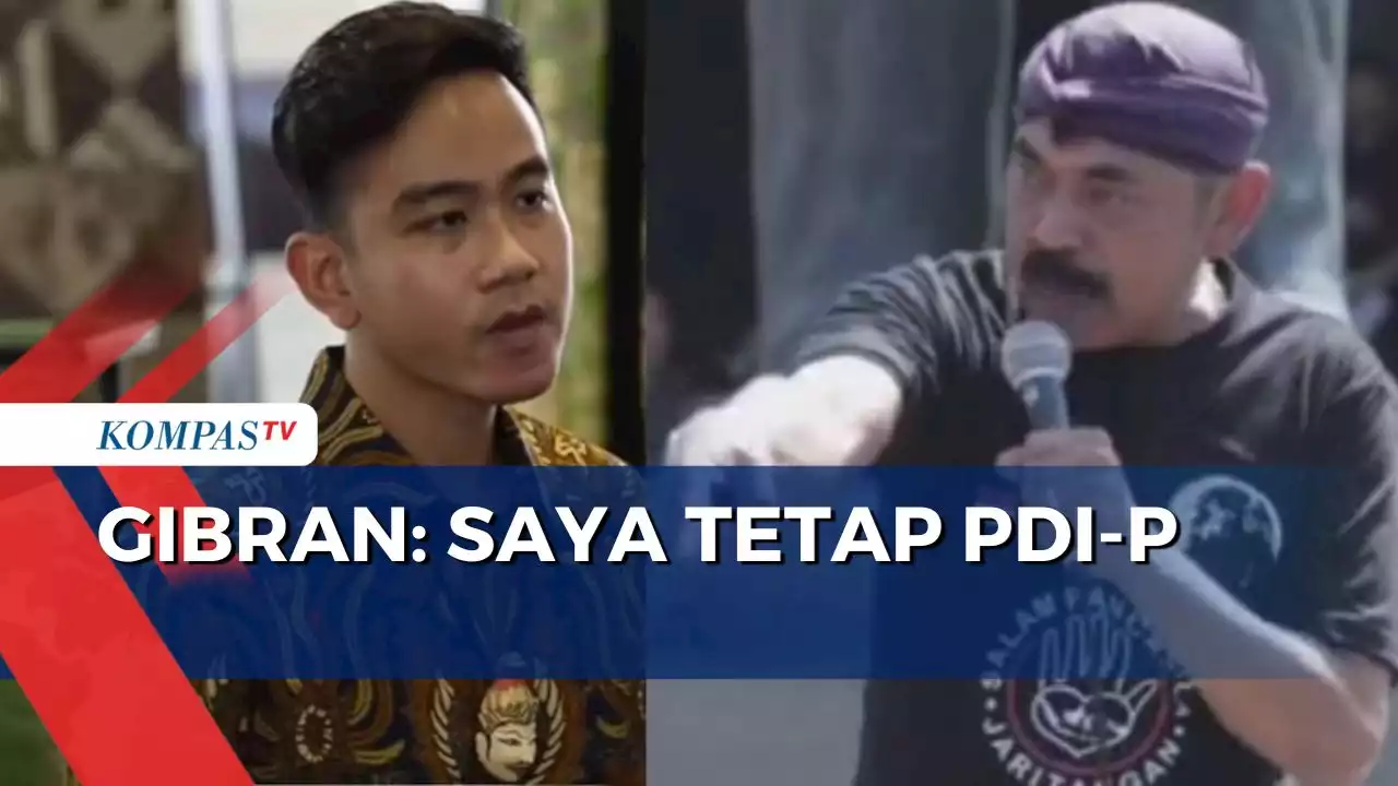 Tanggapi Pernyataan FX Rudy Soal Pengkhianat, Gibran: Saya Tetap PDI-P