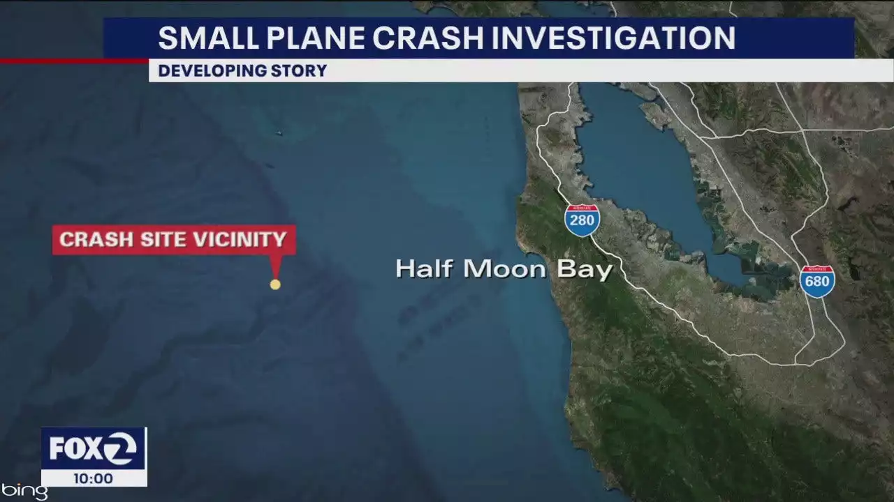 Plane crashes in Pacific Ocean near Half Moon Bay