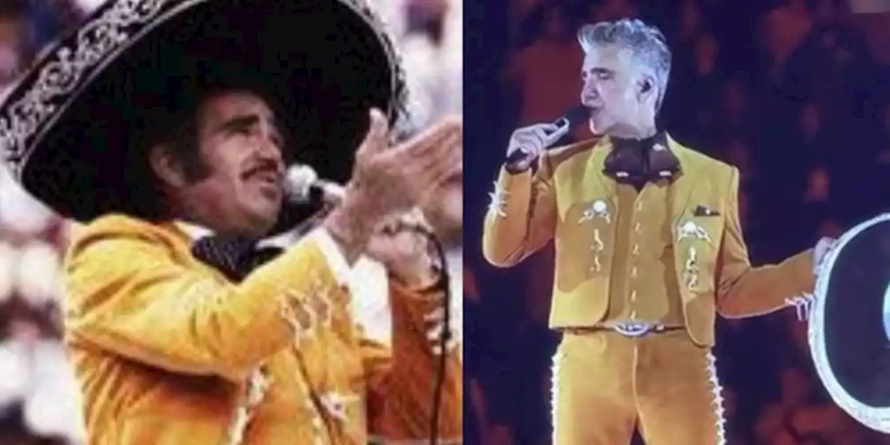 Así recordó Alejandro Fernández a Vicente Fernández en su concierto de la Plaza de Toros México